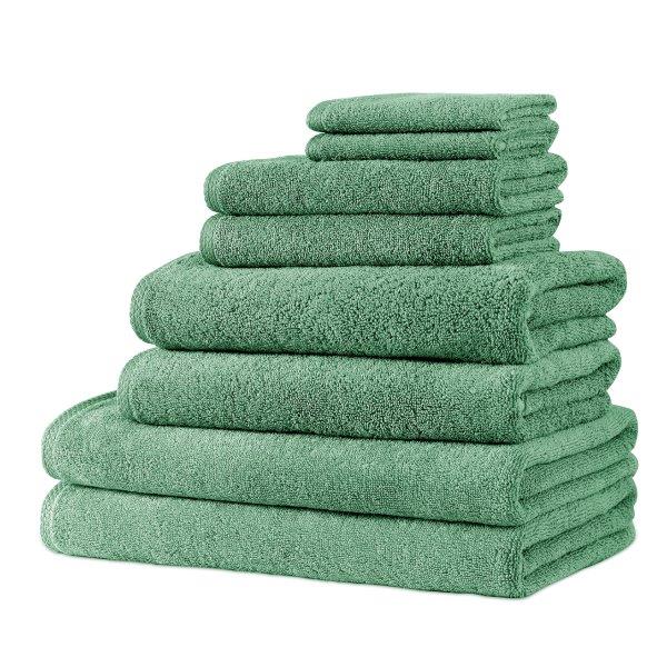 Hospitality Turkish Cotton Hotel Collection Family Towel Set of 8 by Classic Turkish Towels