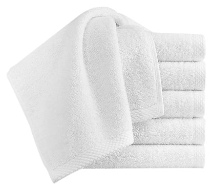 Hospitality Turkish Cotton Washcloths - 12 Pieces by Classic Turkish Towels