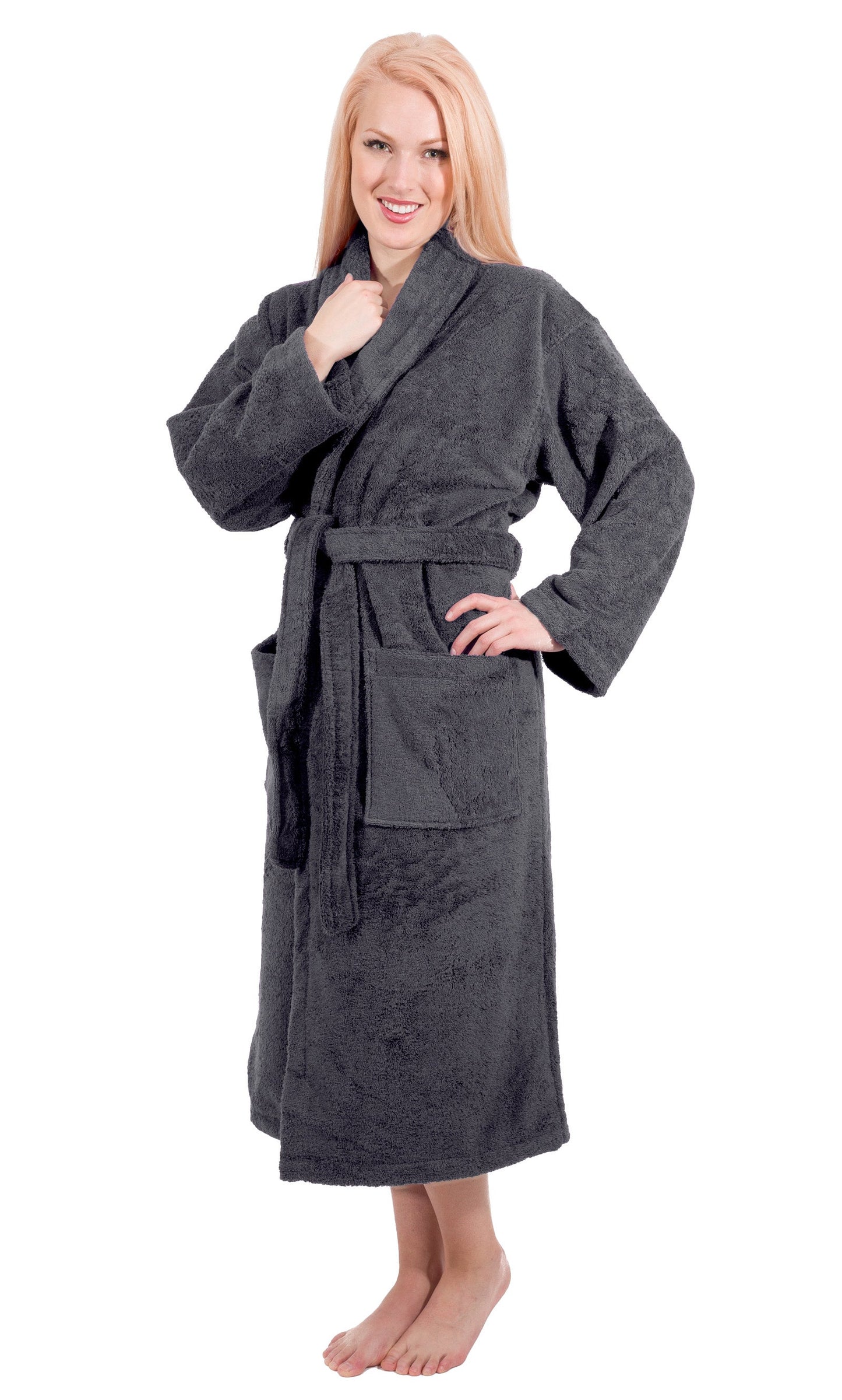 Classic Turkish Combed Cotton Luxurious Thick Unisex Bathrobes by Classic Turkish Towels