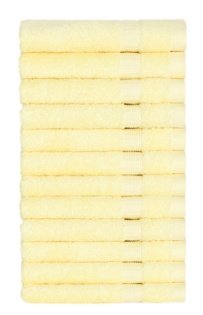 Cambridge Turkish Cotton Washcloths - 12 Pieces (Wholesale) by Classic Turkish Towels