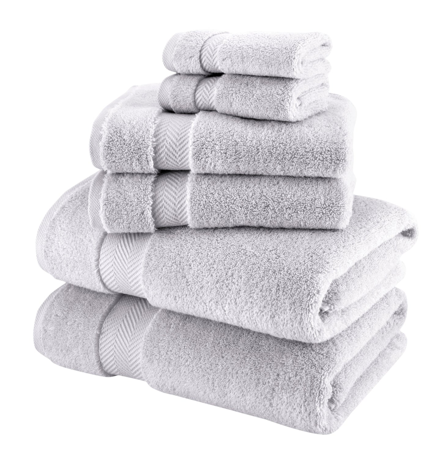 Becci Turkish Cotton Luxury Everyday Towel Set – 6-Piece Soft & Absorbent