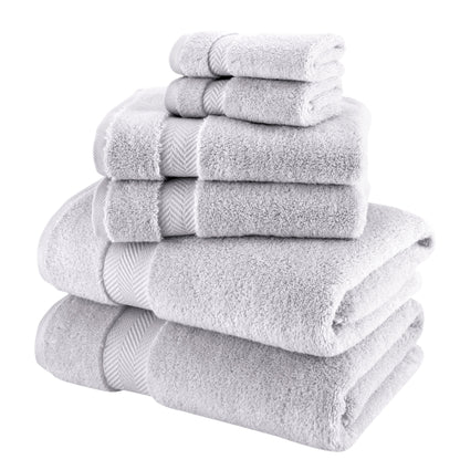 Becci Turkish Cotton Luxury Everyday Towel Set – 6-Piece Soft & Absorbent