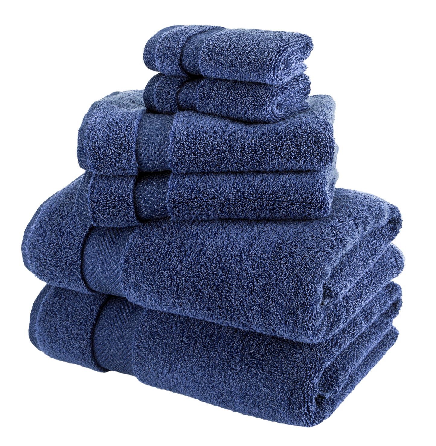 Becci Turkish Cotton Luxury Everyday Towel Set – 6-Piece Soft & Absorbent