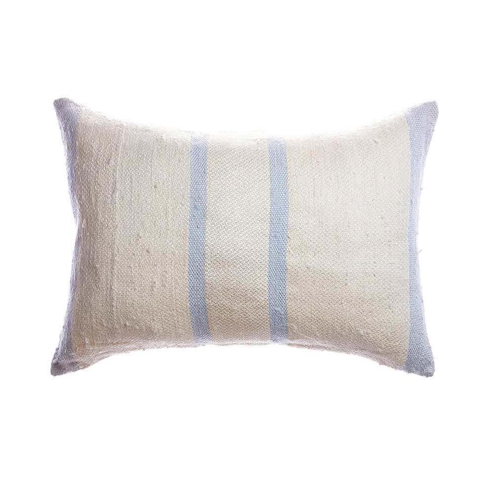 Indigo Stripes Rustic Pillow