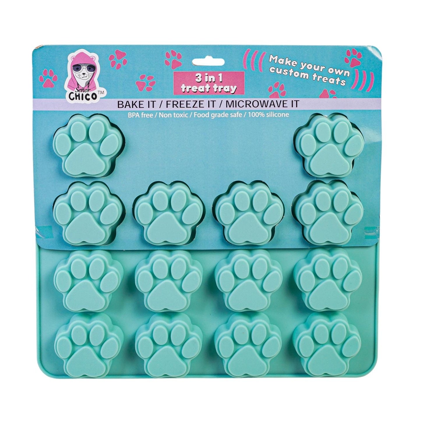 Set of 2 Pet Treat Baking Tray