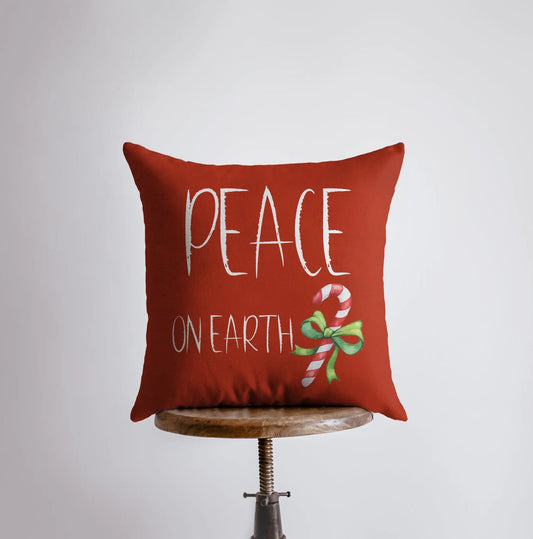 Peace on Earth Throw Pillow