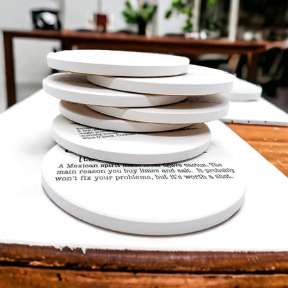 Dictionary Swag Coaster by Gia Roma