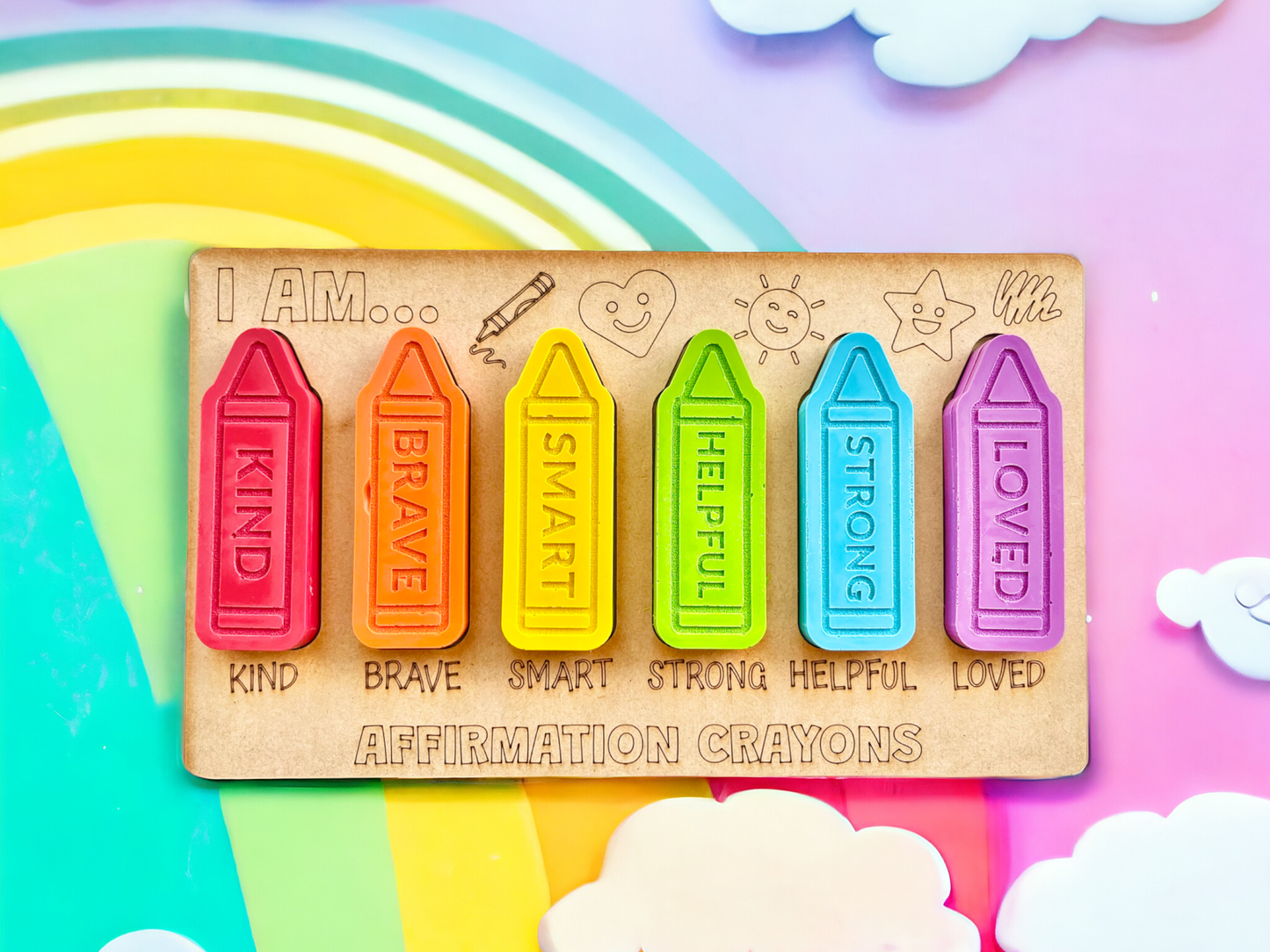 Positive Affirmation Crayons