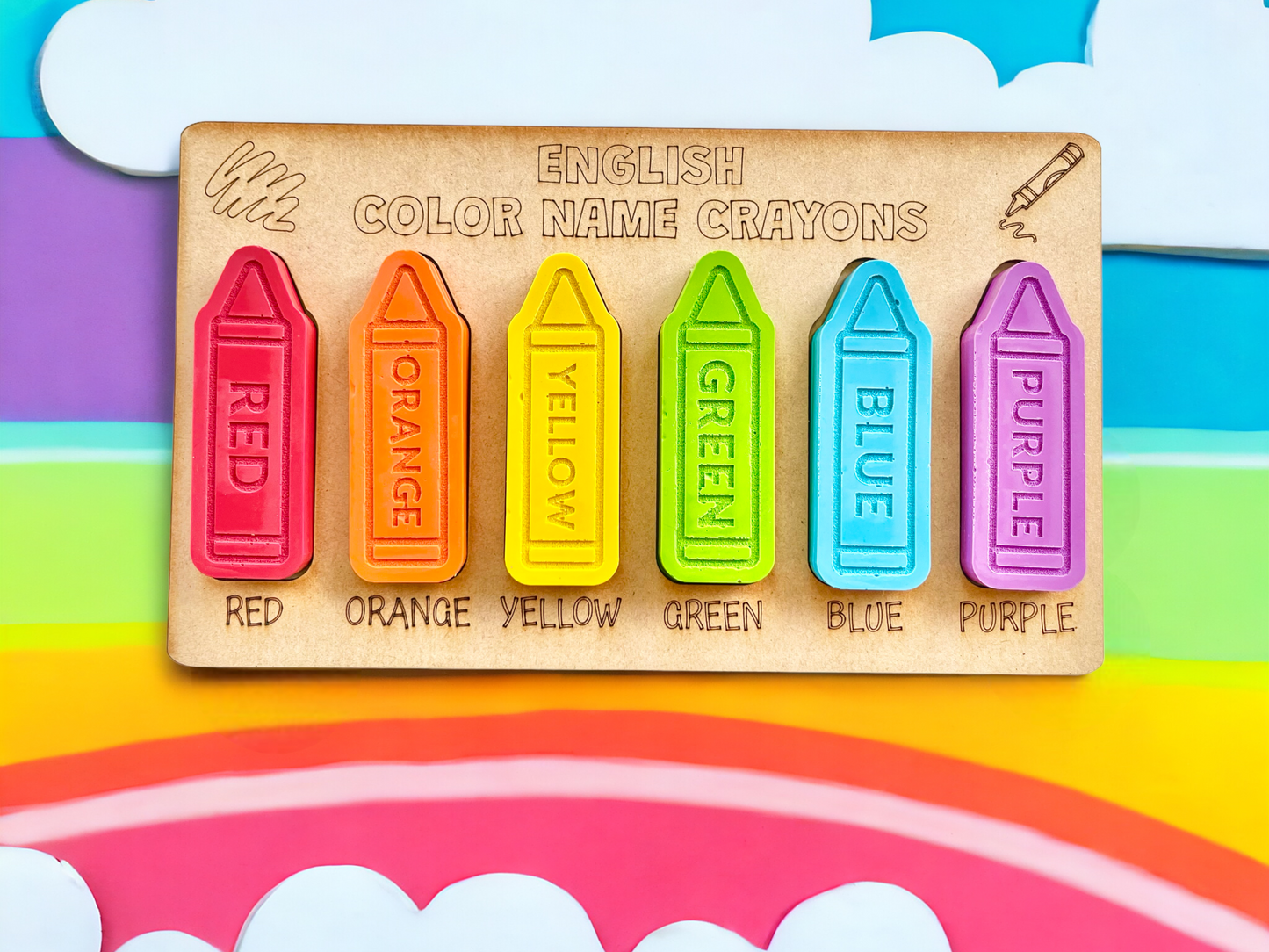 Color Name Crayons
