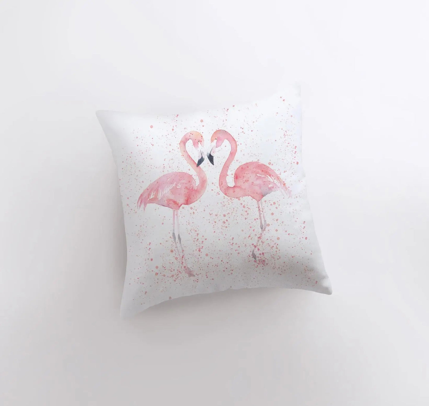 Pink Flamingos Throw Pillow