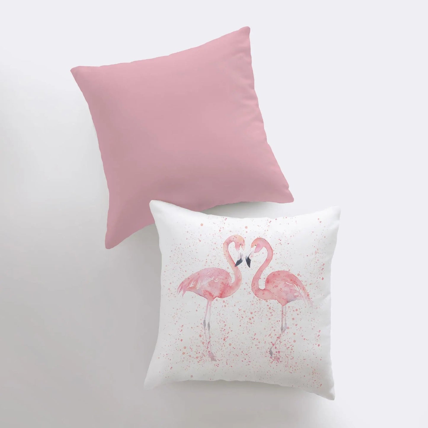 Pink Flamingos Throw Pillow