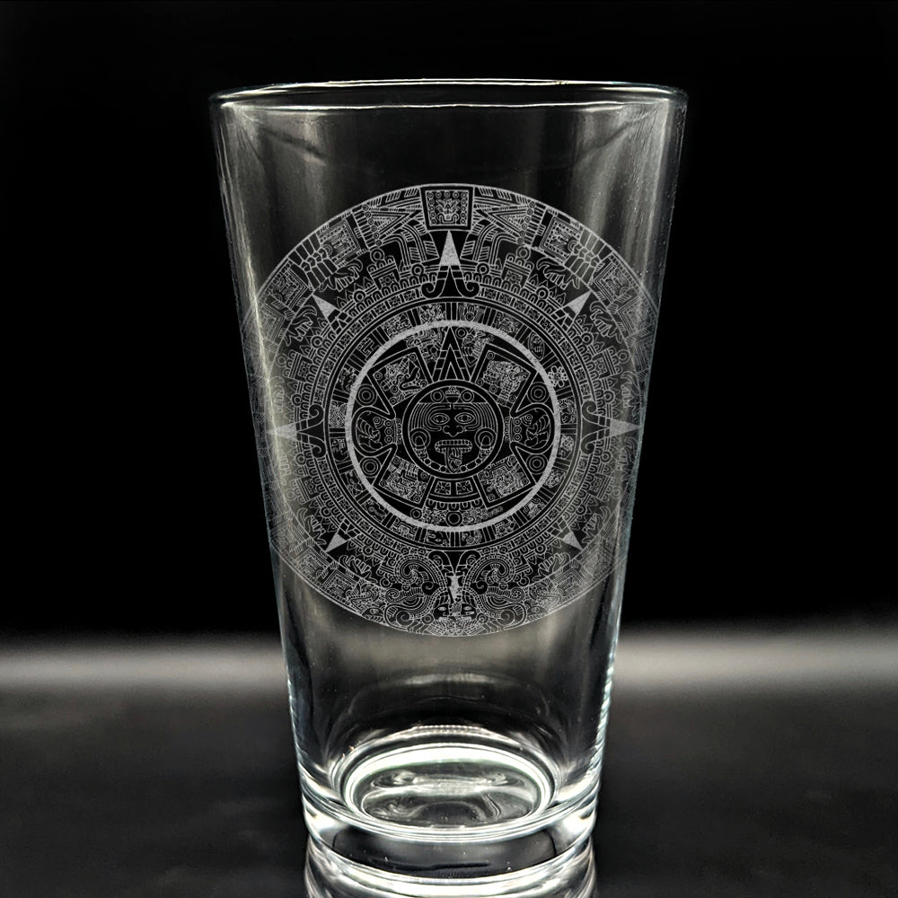 Mesoamerican Pint Glasses