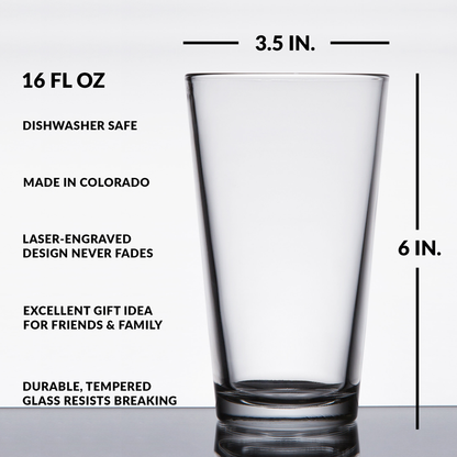 Ramadan Pint Glass