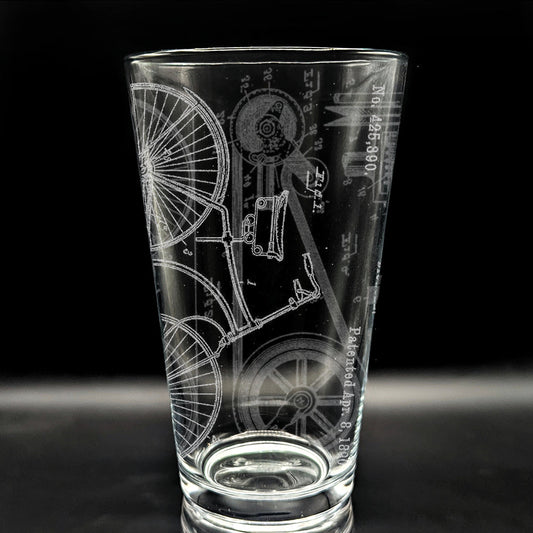 Patent Pint Glasses