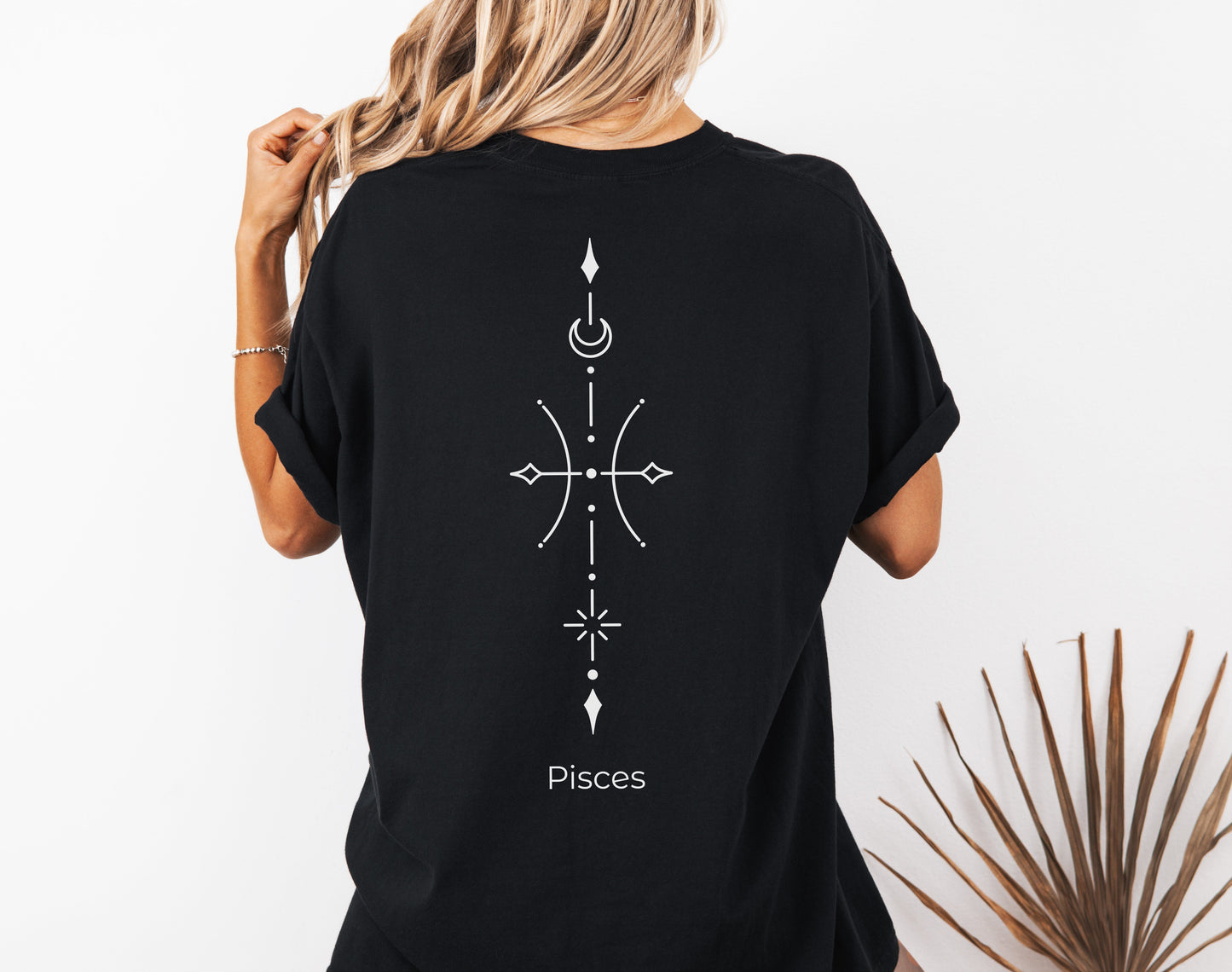 Zodiac Signs Minimalistic Graphic Tee by All The Right Perks LLC