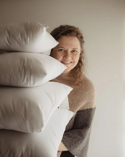 Plain White Cotton Pillow Cover