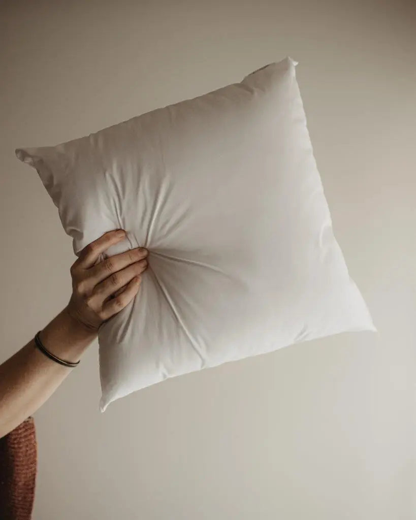 Plain White Cotton Pillow Cover