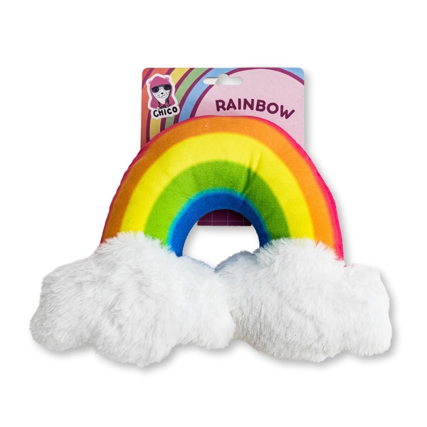 Enchanted Rainbow Magical Plush Dog Toy