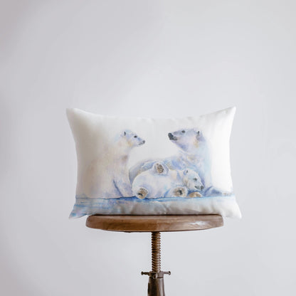 Watercolor Bear Throw Pillow