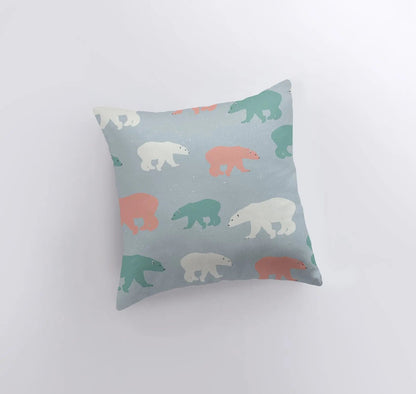 Polar Bear Throw Pillow