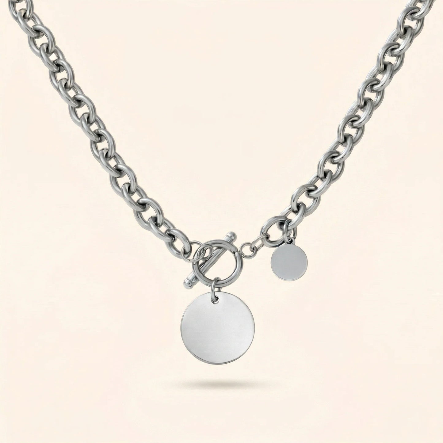 Medallion Toggle Necklace