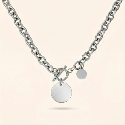 Medallion Toggle Necklace