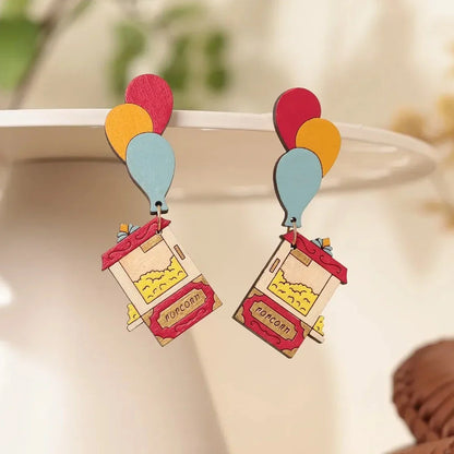 Popcorn Machine Dangles by LE CHIC MIAMI