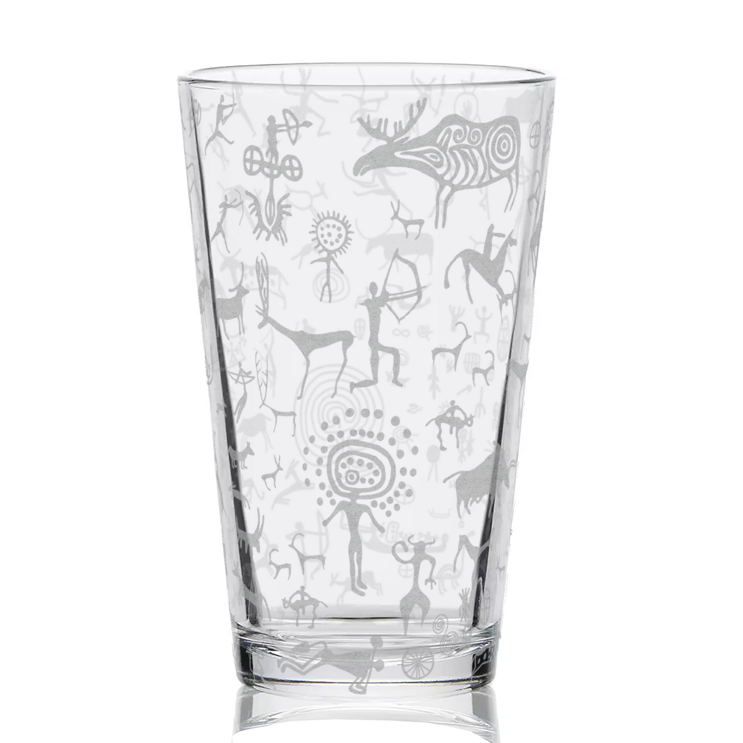 PREHISTORIC CAVE ART Pint Glass by Lumengrave