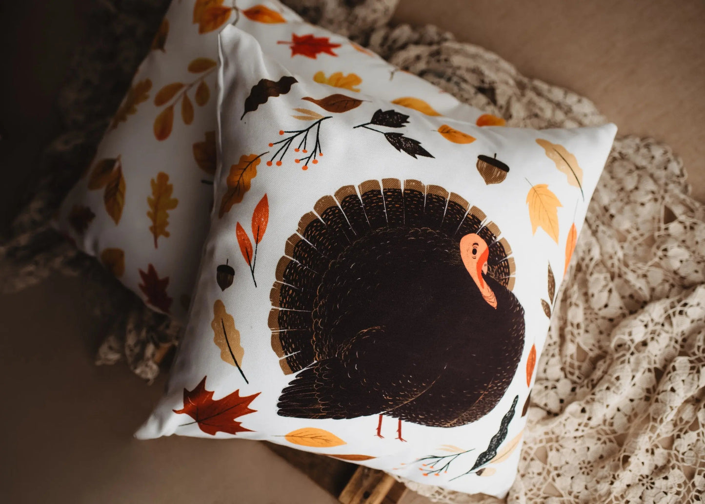 Primitive Give Thanks Throw Pillow