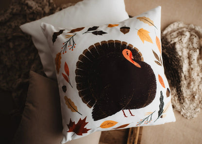 Primitive Give Thanks Throw Pillow