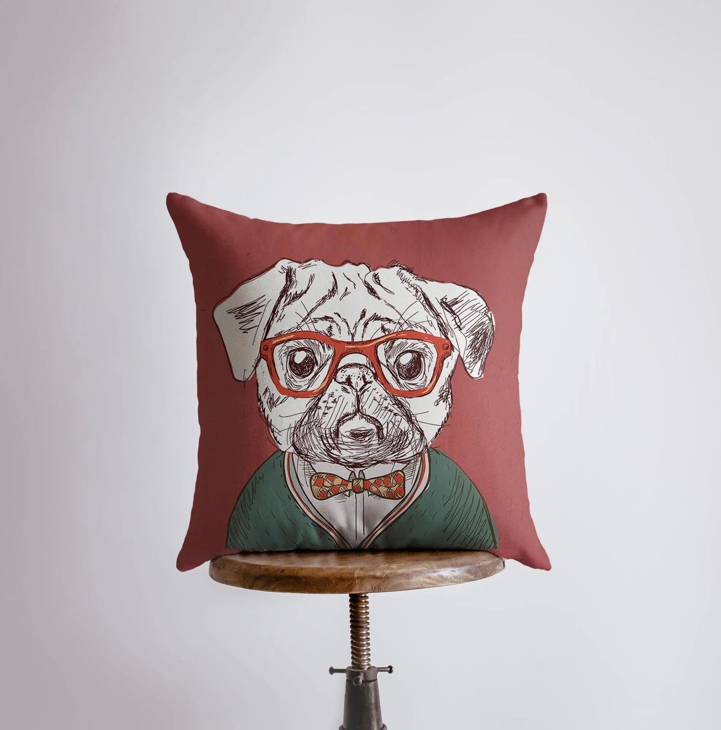 Pug Throw Pillow