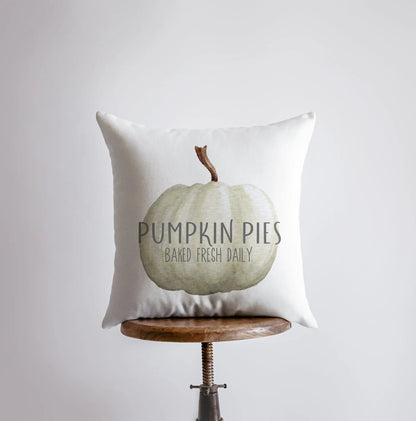 Pumpkin Pies Baked Fresh Daily Throw Pillow