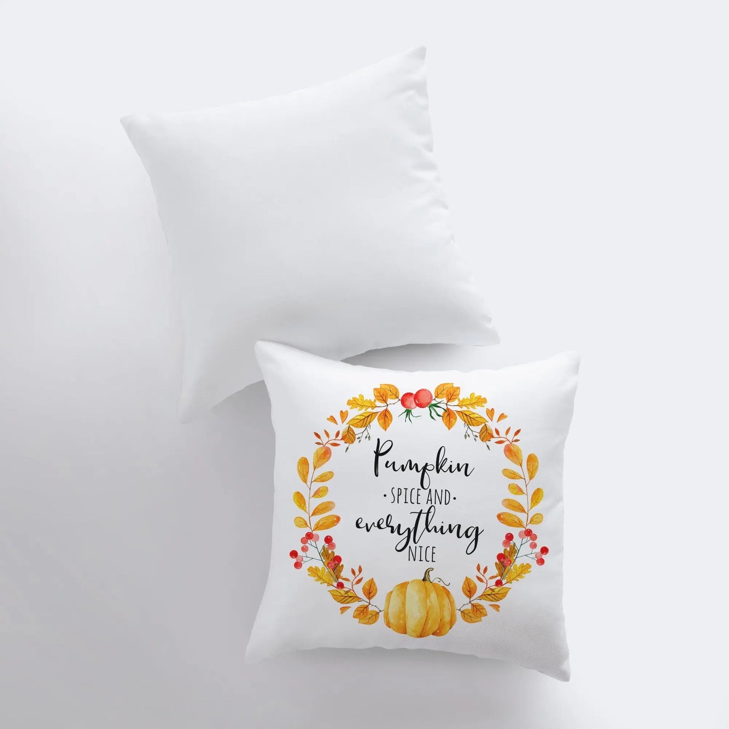 Pumpkin Spice and Everything Nice Throw Pillow