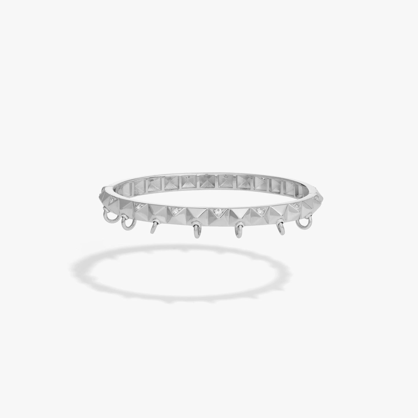 Sapphire Armor Hinge Cuff