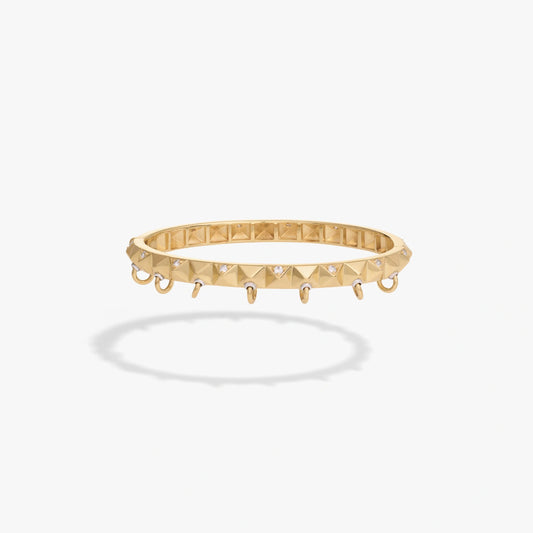 Sapphire Armor Hinge Cuff
