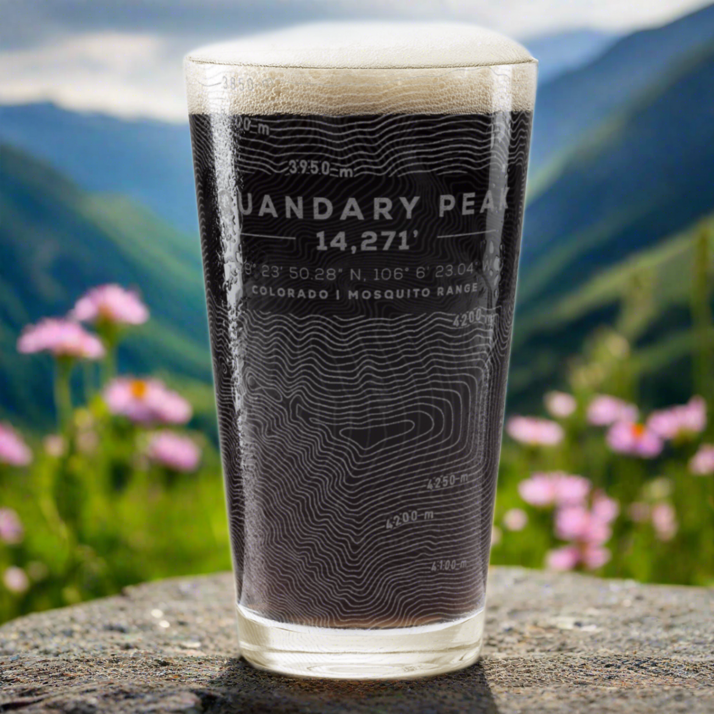 COLORADO 14ers Pint Collection by Lumengrave