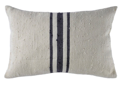Central Striped Silk Pillow