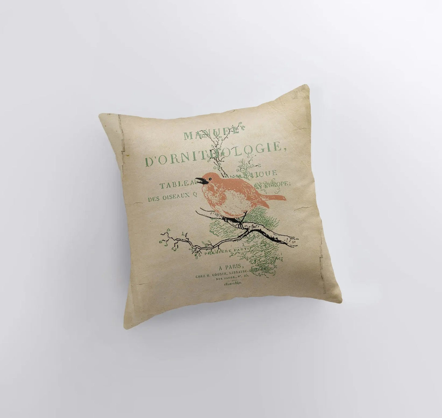 Red Bird Throw Pillow