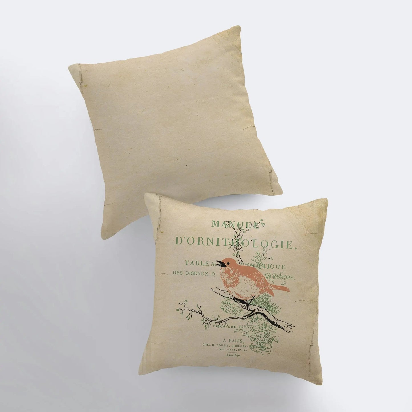 Red Bird Throw Pillow