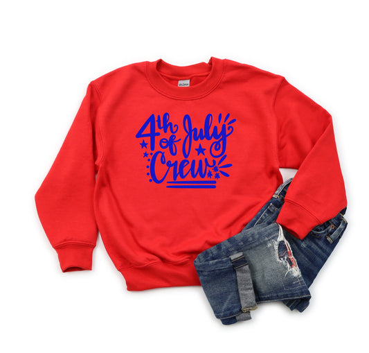 4th Of July Crew | Youth Sweatshirt by The Juniper Shop