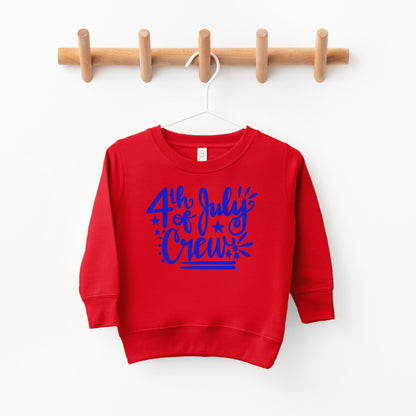 4th Of July Crew | Toddler Sweatshirt by The Juniper Shop