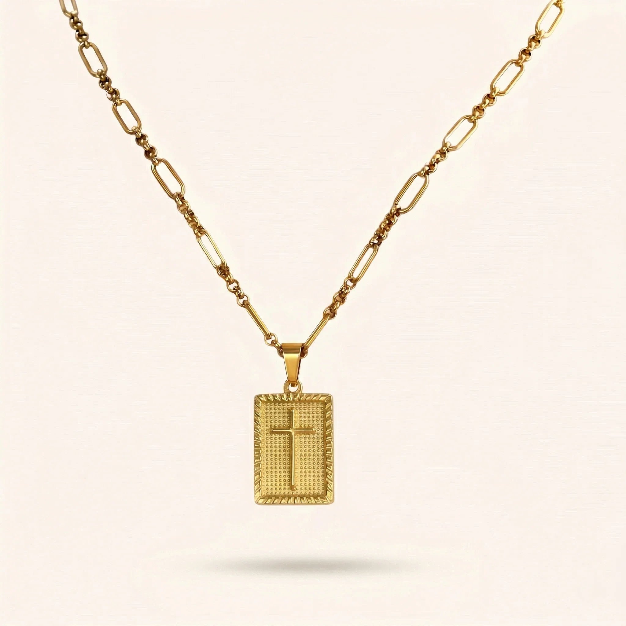 Relic Tag Cross Necklace – RadioActive Threads