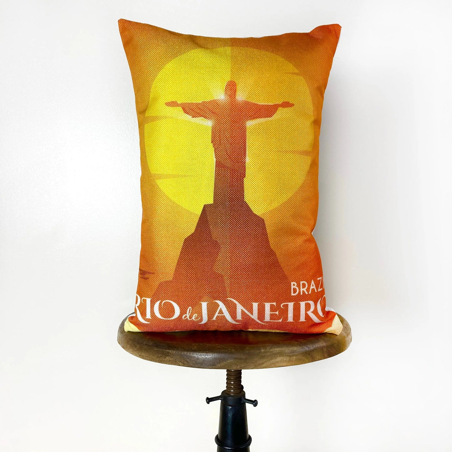 Rio de Janeiro Adventure Time Throw Pillow