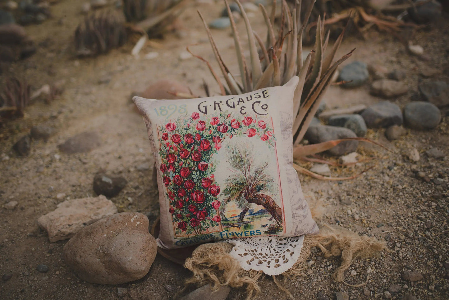 Roses Throw Pillow