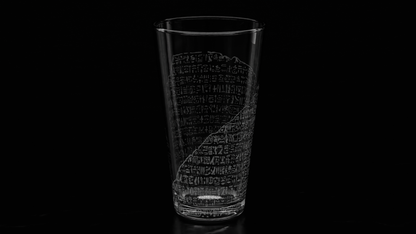 ROSETTA STONE Pint Glass by Lumengrave