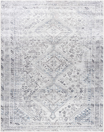 Barny Gray Denim Washable Rug