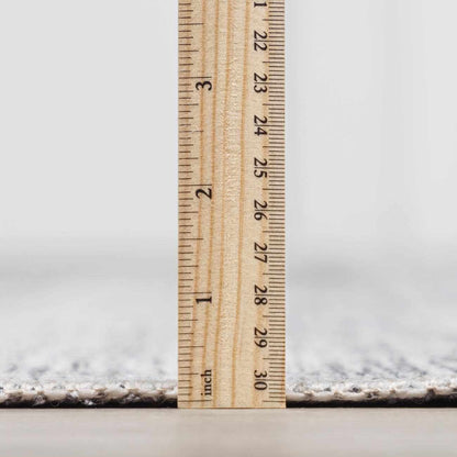 Barny Gray Blue Washable Rug