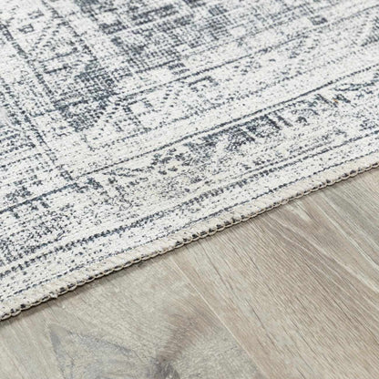 Barny Gray Blue Washable Rug