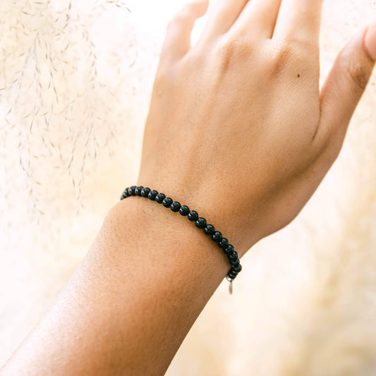 Black Tourmaline Energy Bracelet by Tiny Rituals