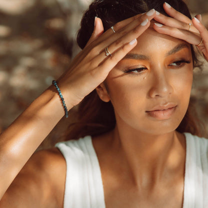 Dumortierite Energy Bracelet by Tiny Rituals